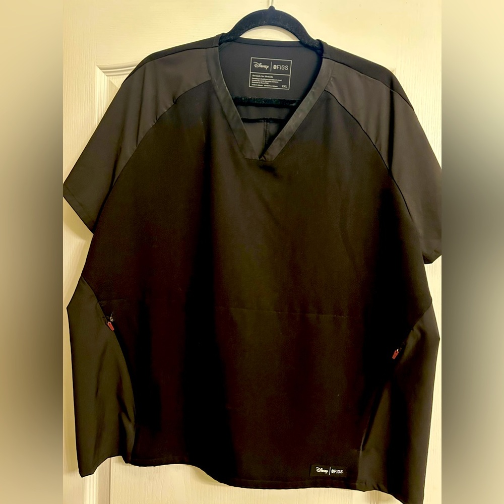 Limited Edition Mickey Mouse black Figs scrub top